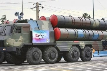 S-300 en un desfile de Irán
