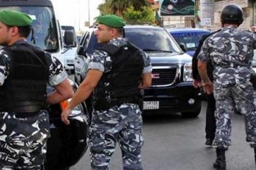 fuerzas policias libano