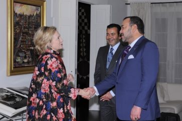 Mohamed VI y Hillary Clinton