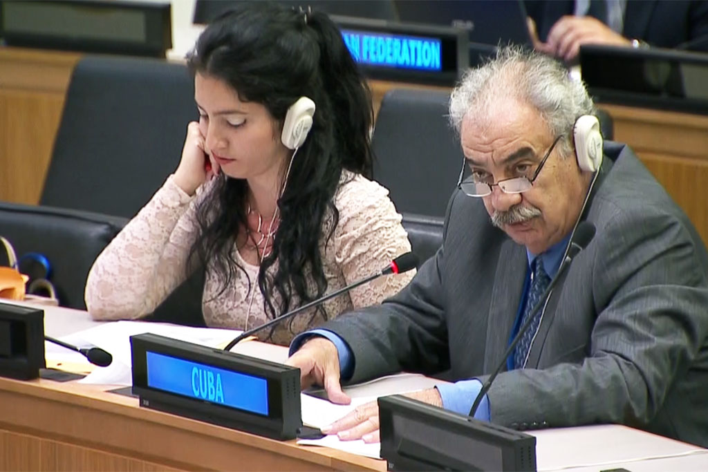 Humberto Rivero, embajador de Cuba en la ONU