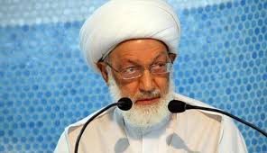 El prominente clérigo shií de Bahrein, Ayatolá Sheij Isa Qassem