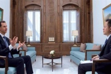 Assad en la entrevista con el Canal Phoenix.