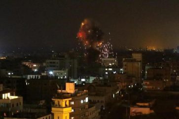 Ataque israelí contra Gaza.