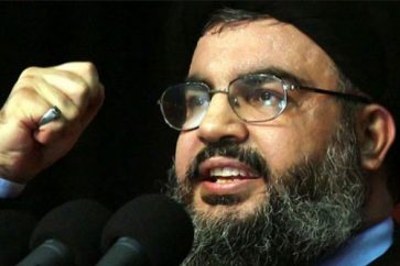 El secretario general de Hezbolá, Sayyed Hassan Nasralá.