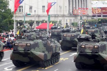 Vehículos militares taiwaneses.