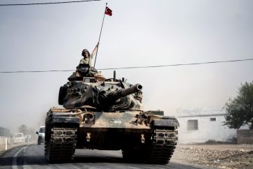 Tanque turco en el norte de Siria
