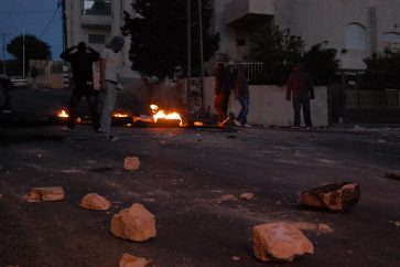Campo palestino de Yalzun tras los choques
