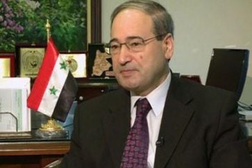 El ministro sirio de Relaciones Exteriores y Expatriados, Faisal Mikdad