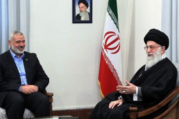 Sayyed Ali Jamenei e Ismail Haniyeh