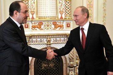 Nuri al Maliki y Vladimir Putin