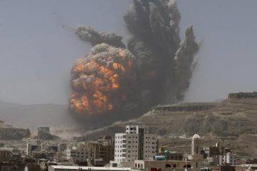 bombardeo aéreo saudí