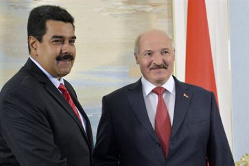 Nicolás Maduro y Alexandr Lukashenko