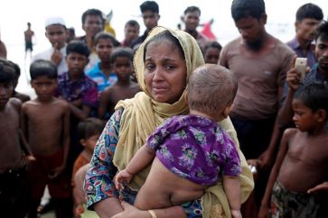 mujer-rohingya-bebe