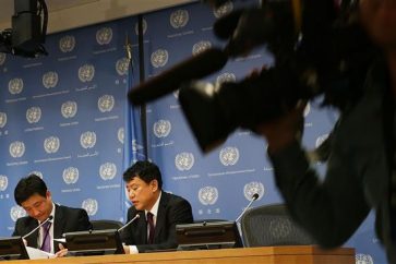 El viceembajador de Corea del Norte en las Naciones Unidas,  Kim-in-Ryong