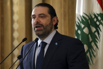El primer ministro de El Líbano, Saad Hariri