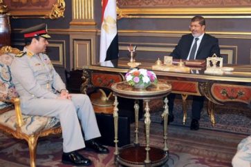 Abdel Fattah al Siri y Mohammed Morsi