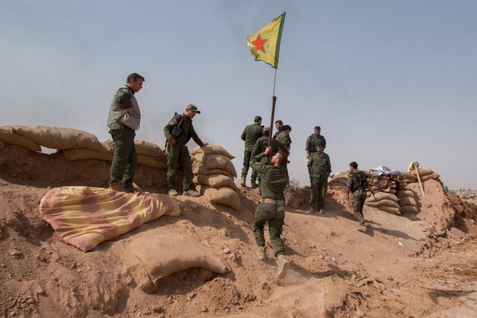 Combatientes kurdos