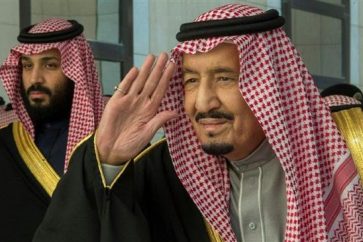 El rey Salman y su hijo, Mohammed hin Salman