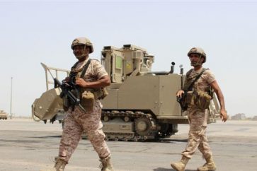 Soldados emiratíes en Yemen