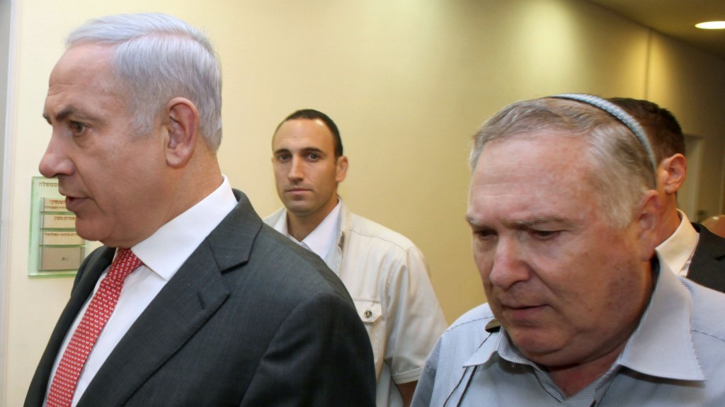 Benyamin Netanyahu y Natan Ishel