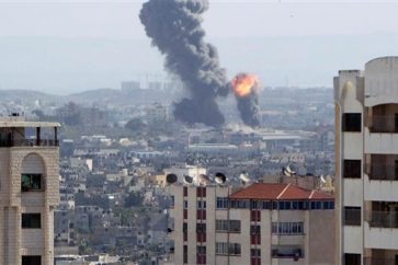 explosion-israeli-gaza
