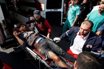 palestinos heridos