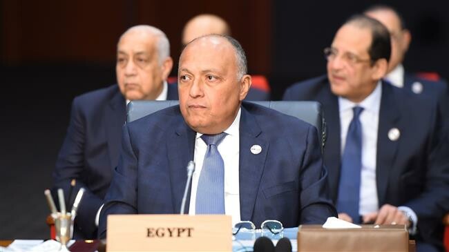 El ministro de Exteriores egipcio, Sameh Shukri