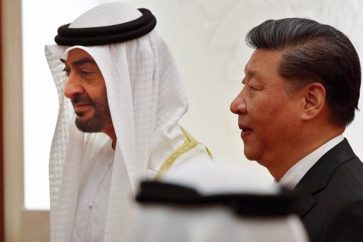 Mohammed Bin Zayed y Xi Jinping