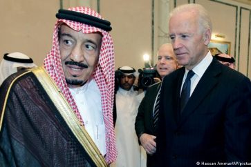 John Biden y el rey Salman