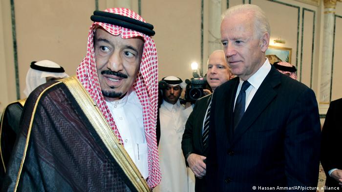 John Biden y el rey Salman