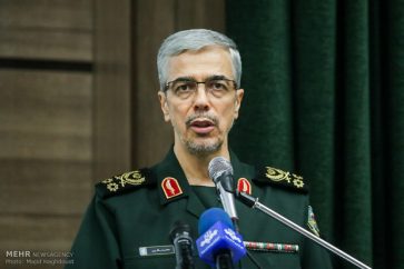 el jefe de Estado Mayor de las Fuerzas Armadas de Irán, mayor general Mohammad Hossein Baqeri.