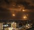 Rockets fired by Palestinian militants toward Israel, in Gaza City, Friday, Aug. 5, 2022. Palestinian officials say Israeli airstrikes on Gaza have killed at least 10 people, including a senior militant, and wounded 55 others. (AP Photo/Fatima Shbair)