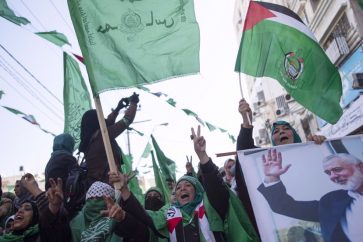 Manifestación de Hamas en Gaza