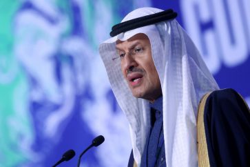 el jefe de energía de Arabia Saudí, el príncipe Abdulaziz bin Salman