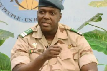 el coronel Abdoulaye Maiga, primer ministro en funciones,