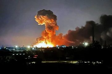 Explosión en Kiev