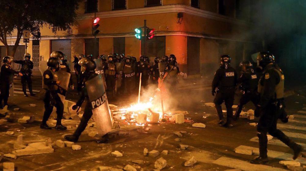 Disturbios en Perú