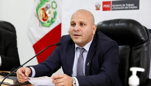 El ministro peruano de Trabajo, Alejandro Salas