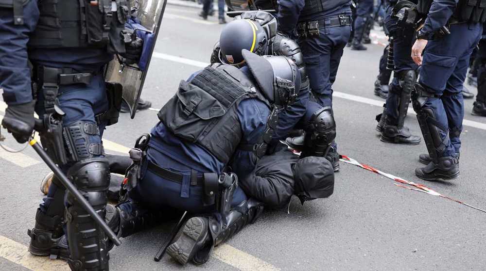 policia-francesa-manifestante