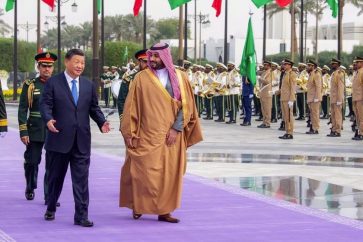 Xi Jinping y Mohammed Bin Salman