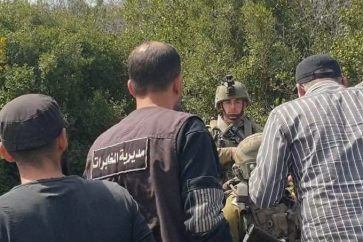 Ejército libanés y ciudadanos obligaron a las fuerzas de ocupación israelíes a retirarse de la frontera con los territorios palestinos ocupados (foto de la cuenta de Twitter de Ali Shoeib).