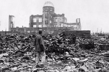 Hiroshima después del ataque nuclear