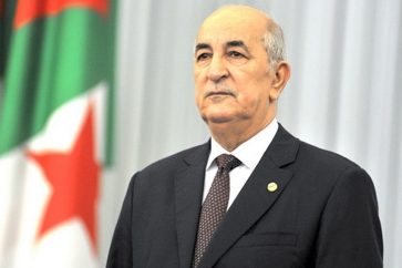 El presidente de Argelia, Abdel Mayid Tebún
