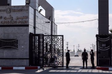 Puesto fronterizo de Rafah entre Egipto y Gaza