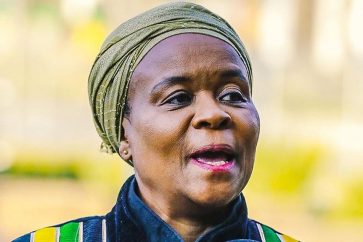 La Tesorera General del Congreso Nacional Africano (CNA, partido de gobierno en Sudáfrica), Gwen Ramokgopa