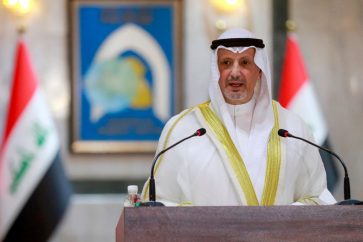 El ministro de Relaciones Exteriores de Kuwait, Sheij Salem Abdullah Al-Yabir al-Sabah