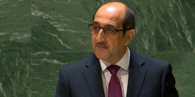 El embajador de Siria ante la ONU, Bassam Sabbagh