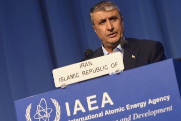 El presidente de la Organización de Energía Atómica de Irán (OEAI), Mohammad Eslami
