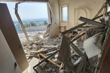Casa destruida en el asentamiento israelí de Alvi Manshia, en Cisjordania