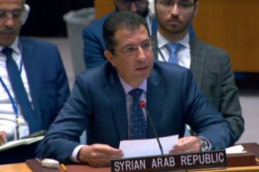 El encargado de negocios interino de la Delegación Permanente de Siria ante las Naciones Unidas, Al-Hakam Dendi,